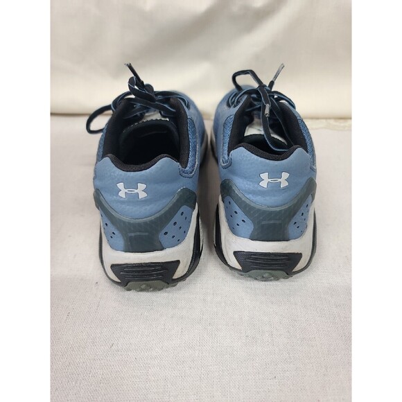 Womans UNDER ARMOUR  Glenrock Low Blue Grey Black Hiking Shoes Sz 8 - Picture 5 of 5
